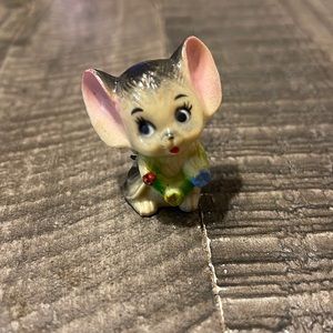 Vintage MCM Hard Plastic Mouse Figurine